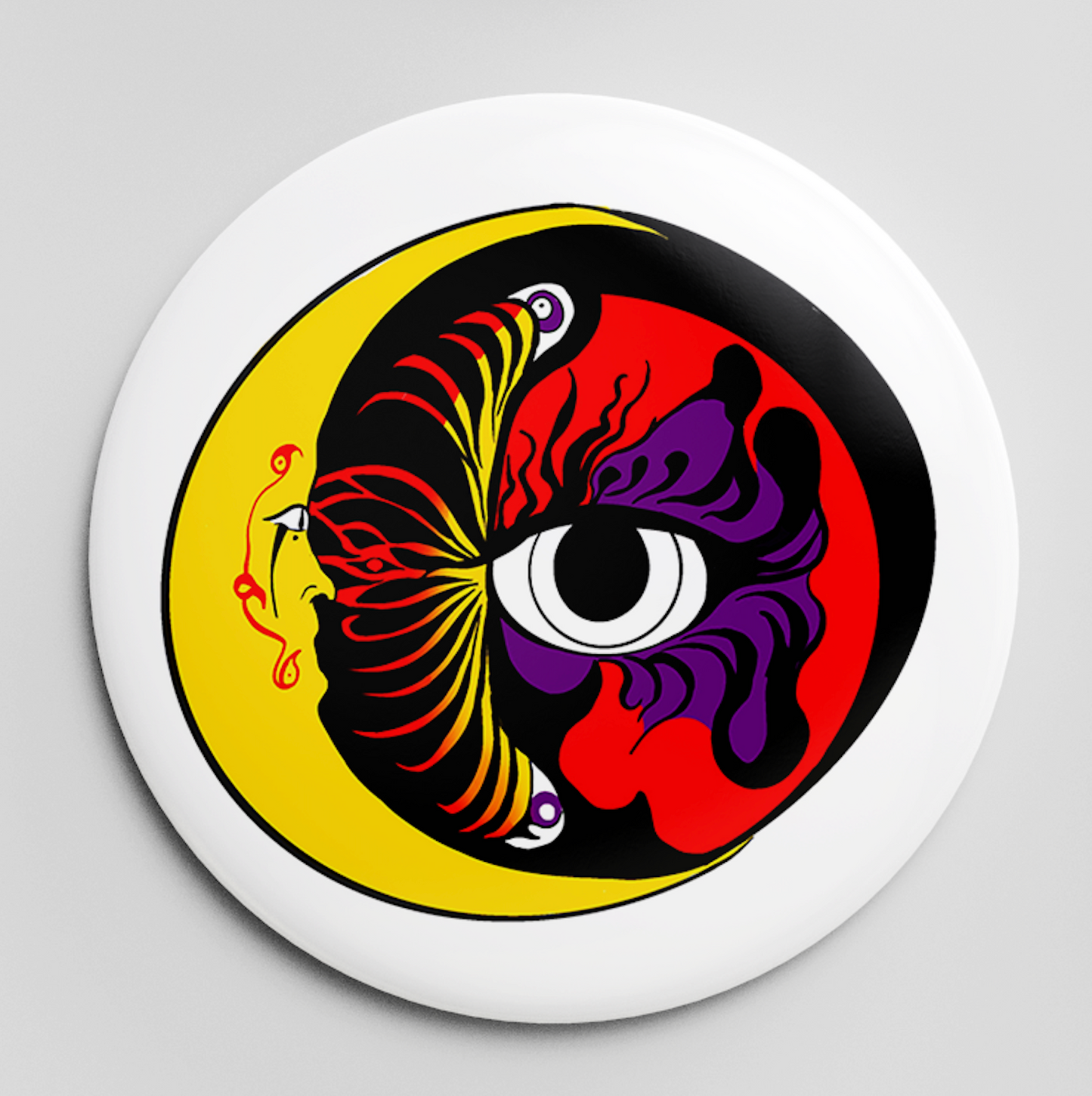 Eye of The Moon 38mm Button Badge