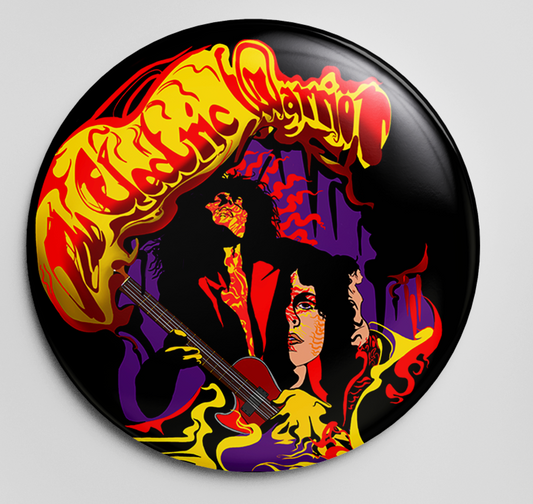 T. Rex Marc Bolan 38mm Button Badge
