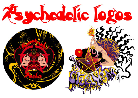 Psychedelic logos