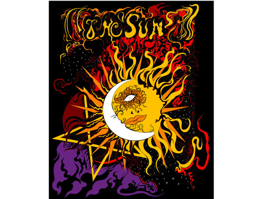 The sun tarot Art Print